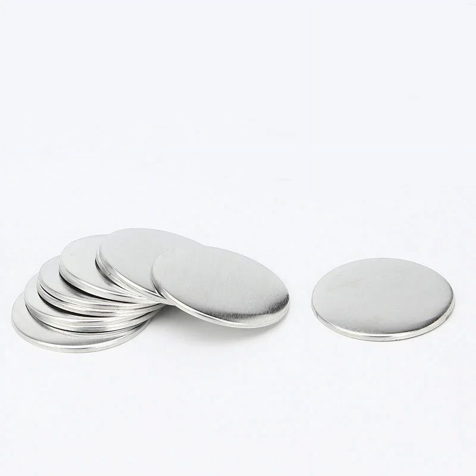 100PCS Metal Button Parts Supplies Fridge Magnet DIY Round Pin Maker for Button Maker Machine 32mm ,Beginner-Friendly