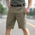 thumbnail image 2 of Havenre Men's Waterproof Athletic Shorts Outdoor Lightweight Quick Dry Breathable Stretch Hiking Fishing Cargo Shorts with Multi-Pockets Army Green XXL, 2 of 6