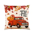 thumbnail image 1 of Ramiter Thanksgiving Fall Home Sofa Cover Decor Cushion Pillowcase Zipper Silk Pillowcase, 1 of 3