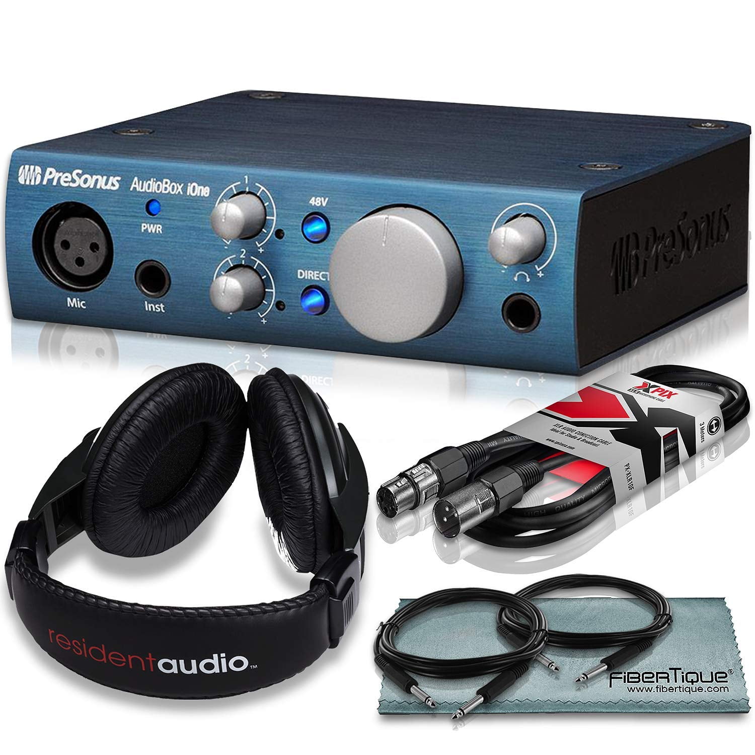 PreSonus AudioBox iOne 2x2 USB/iPad Recording System and Accessory