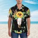 thumbnail image 2 of Balery Camisas hawaianas de manga corta para hombre, camisas playeras de corte holgado, camisas de vacaciones con botones,Medium, 2 of 7