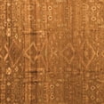 thumbnail image 1 of Ahgly Company Indoor Square Abstract Orange Modern Area Rugs, 8' Square, 1 of 4