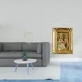 thumbnail image 2 of Elegante Mural Decorativo De Pared Con Motivos Vegetales Y Marco De Resina, Ideal Para Decorar Dormitorios, Baños, Sofás, Mesas De Oficina O Cualquier Espacio., 2 of 8