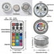 thumbnail image 2 of Submersible LED Lights Waterproof RGB Multicolor, 10 Mini Underwater Lights with Remote Control for Pools, 2 of 5