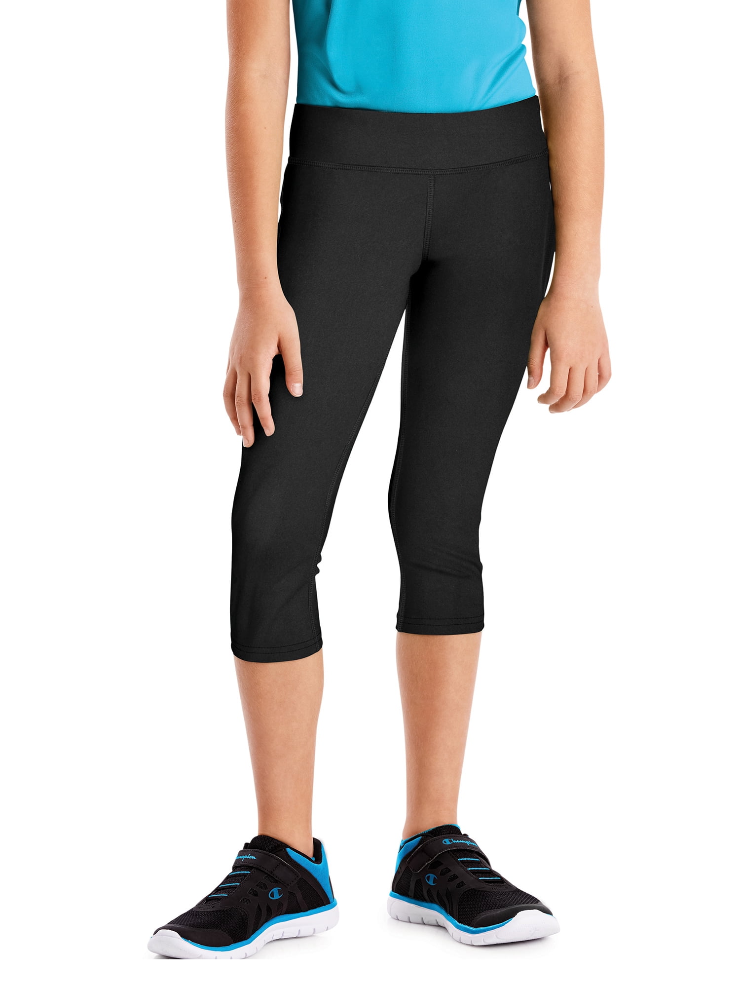 ladies black capri pants