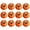 B, variant on ​​LED Pumpkin Light Set Flameless Halloween Decoration - 12 Pack Orange Jack-o-lantern Tealights for Party Home Decor​​(A)
