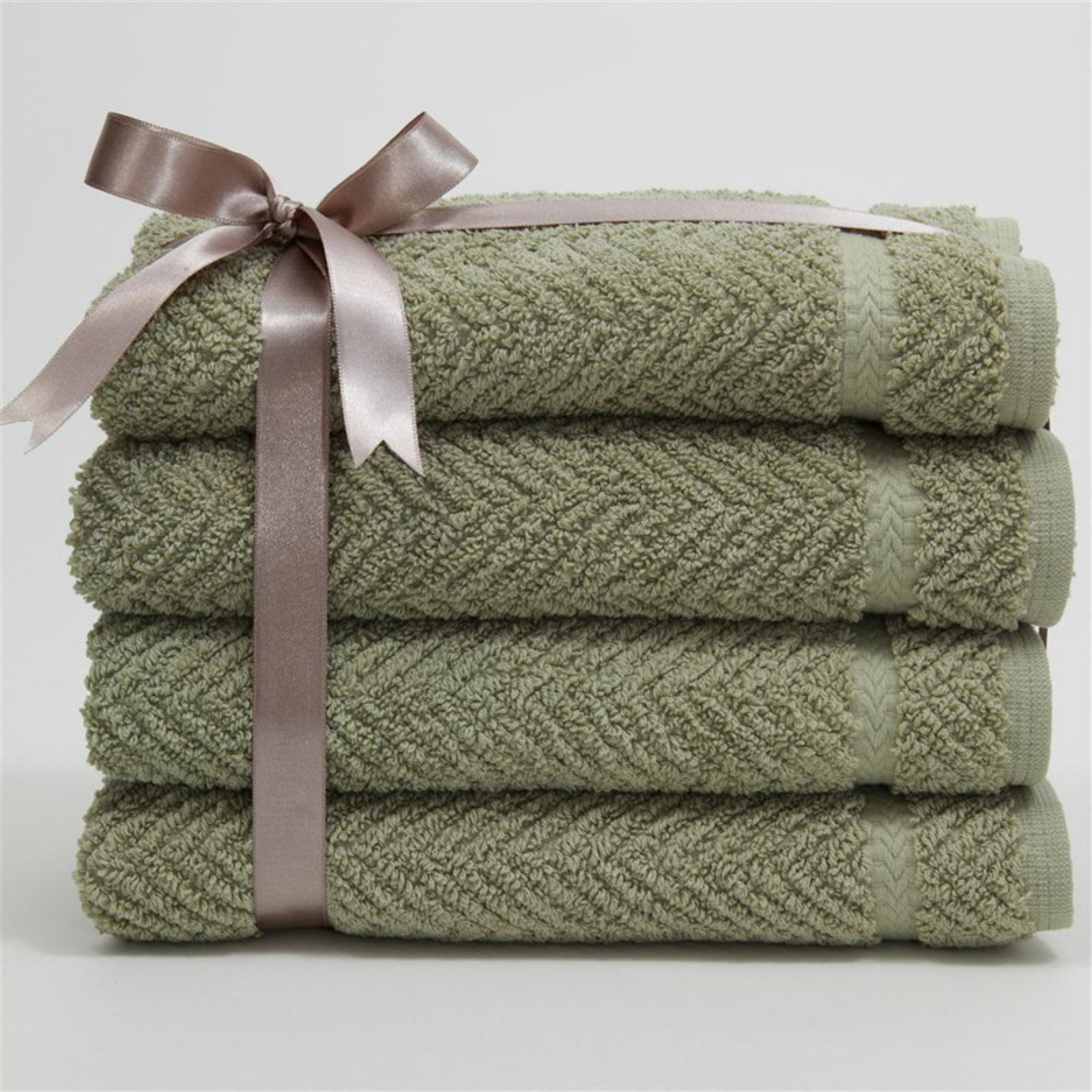 Luxury Hotel & Spa Herringbone Weave 100Turkish Cotton Hand Towels