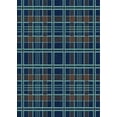 thumbnail image 1 of Ahgly Company Tapis d'Intérieur Lavables en Machine Rectangle Transitionnel Vert Profond, 5' x 7', 1 of 7