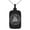 Black, variant on Stainless Steel Norse Valknut Knot Viking Engraved Small Rectangle Dog Tag Charm Pendant Necklace