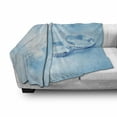 thumbnail image 3 of Wedding Soft Flannel Fleece Throw Blanket, Engagement Rings Pearls on Pastel Colored Dreamy Background Artwork Print, Cozy Plush for Indoor and Outdoor Use, 60" x 80", Pale Blue White, by Ambesonne, 3 of 6