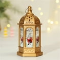thumbnail image 4 of Vikakiooze 2023 Christmas Lantern Candlestick Lamp Night Light Wind Decoration Night Light, 4 of 9
