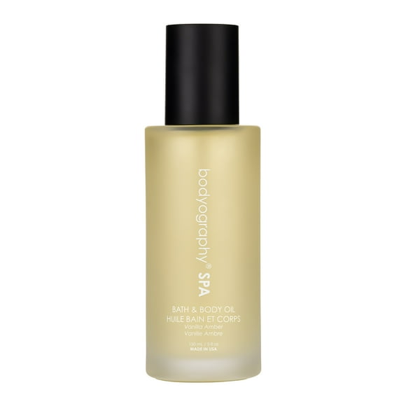 Bodyography Aceite Corporal y de Baño Spa, Ámbar y Vainilla, 150 ml