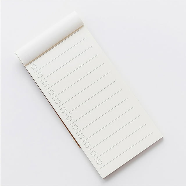 PRETXORVE Bloc-Notes Pratique Déchirable Papier Kraft Carnet de Notes Portable