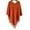 88# Saffron, variant on Sailboat Women's Knitted Poncho Sweater V-Neck Button Pullover Cape with Tassels Cozy Shawl Wrap Cardigan Tops for Fall Winter Saffron