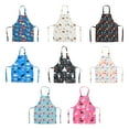 thumbnail image 6 of GENEMA Cute Kids Apron Adjustable Cotton Aprons for Boys Girls Children Bib Aprons for Artists Chef Baking Cooking Parent Child Apron (4-10 Years), 6 of 14