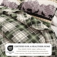 thumbnail image 2 of Lodge Quilt Set - Lightweight, Soft, All-Season - 2-Piece Reversible Rustic Bedding Set (Twin / Twin XL, Forest Patchwork), 2 of 6