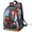 Black, variant on Jiaoprinted Mexican Talavera Tile Laptop Backpack, Large Flower Travel Backpack Men Women, Work Business Computer Casual Daypack Rucksack, 18 Inch