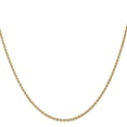 thumbnail image 5 of Auriga Fine Jewelry 14K Yellow Gold 1.8mm Rope Chain Necklace 20inch for Women, 5 of 6