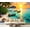 Color 4, variant on Wall Mural Peel and Stick Tropical Lagoon Bay Turquoise Water Palm Trees Limestone Islands Self-Adhesive Wallpaper Removable Wall Decal Wall Sticker Home Decor for Living Room Bedroom 100"x144"