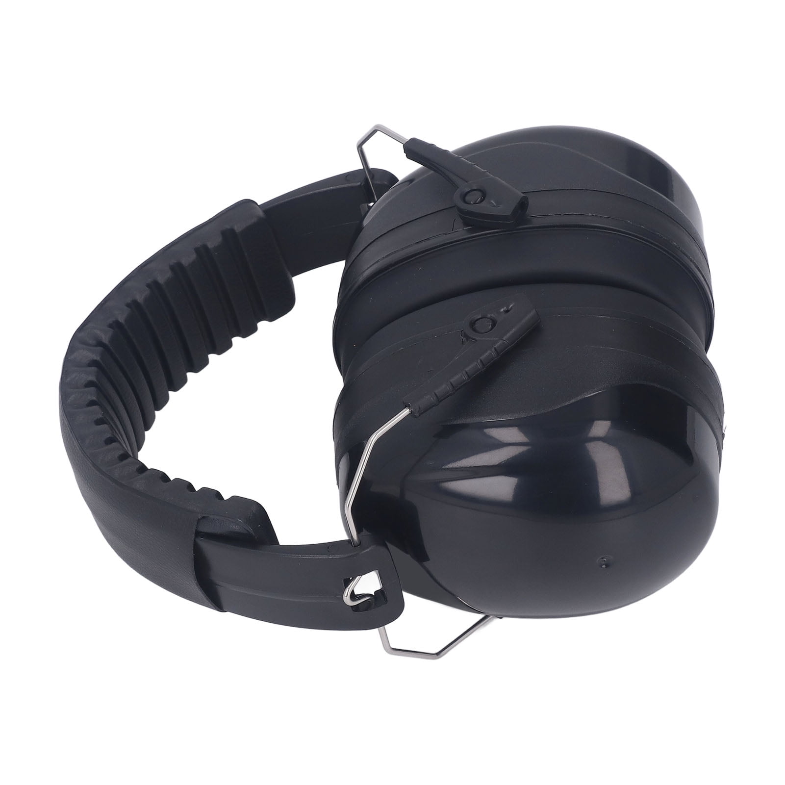 Riousery Professional Noise Reduction Ear Muffs Hearing Protection Sound Proof Earmuffs Mute Insulation Headphones for Shooting Sleeping Study Working, Black, 1 Pack