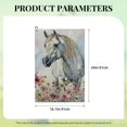 thumbnail image 6 of ONETECH Horse, Flowers, Sky Golf Towel - Great Gift Idea 24x16in 2PC, 6 of 7