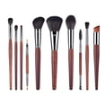 thumbnail image 1 of HEALEEP 10pcs Makeup Applicator Set Nylon Assorted Color for Women Daily Use, 1 of 8