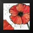 thumbnail image 2 of Paschke, Chris 12x12 Black Modern Framed Museum Art Print Titled - Not a California Poppy IV on White, 2 of 5
