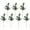 A, variant on dianhelloya 7Pcs Artificial Eucalyptus Leaves Branch with Stem Realistic Reusable Faux Green Plants Greenery Home Table Decoration Photo Props A
