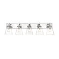 thumbnail image 6 of 483-5V-CH-Z-Lite-Harper - 5 Light Bath Vanity In Traditional Style-10 Inches Tall and 39.75 Inches Wide, 6 of 7