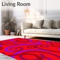 thumbnail image 2 of ODIKA 5x7 Machine Washable Non-Slip Area Rug, Circular Swirl with Bold Spiral Motifs and Dynamic Flow Ultra Soft Rug, None, 613455, 2 of 7