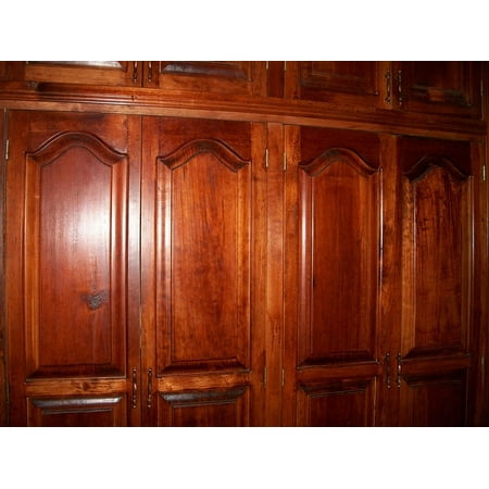 L N Stick Poster Of Cedar Color Closet Wood Doors Brown L N Stick Poster Of Cedar Color Closet Wood Doors Brown 24x16 Adhesive Sticker Print