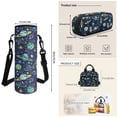 thumbnail image 5 of HUIACONG Space Rocket Planet 17 Inch Backpack and Lunch Box Set 4 Pcs Total, Pencil Case & Water Bottle Sleeve, Fits Laptop and Textbooks, for Middle and High School, 5 of 7