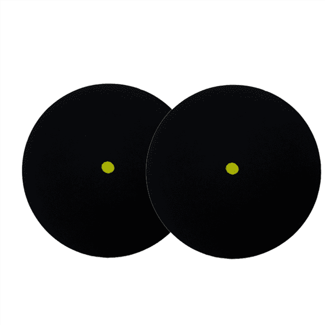 6 Pcs Balle de Squash à un Point Jaune à Faible Vitesse Sports Joueur Professionnel Compétition Squash