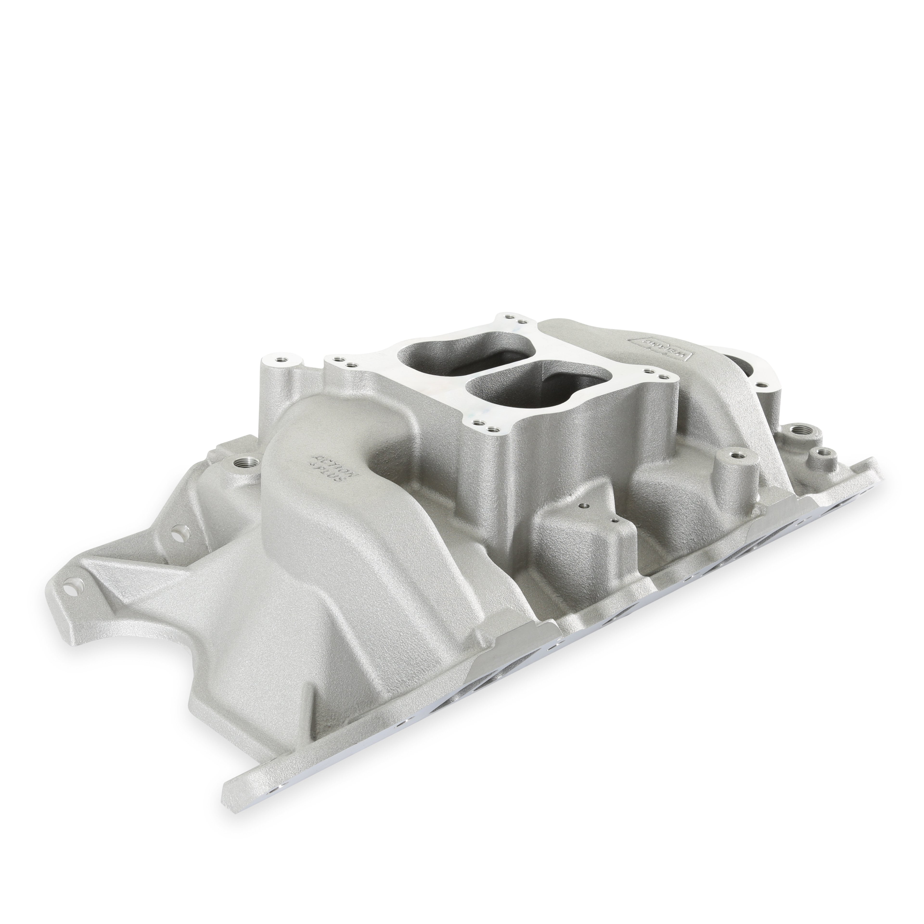 ミヤ　　Edelbrock インテークマニホールド 2104 EDELBROCK 2104 PERFORMER INTAKE MANIFOLD SATIN FINISH SB CHEV 305 350