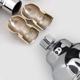 thumbnail image 2 of Yeacher High Pressure Shower Head 4 Inch 5 Settings Adjustable Bathroom Shower Head Spray Showerhead, 2 of 7