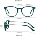 thumbnail image 6 of LifeArt Blue Light Blocking Glasses, Anti Eyestrain, Computer Reading Glasses, Gaming Glasses, TV Glasses for Women Men, Anti Glare (Blue, +2.00 Magnification), 6 of 9