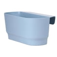 thumbnail image 4 of Almencla Railing Planter Modern Hanging Flower Pot for Farmhouse Outdoor Plants Porch 39.5cmx18cm Blue, 4 of 8