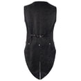 thumbnail image 4 of IMENGL Gilet Rétro Médiéval Vintage Ajusté, Noir 3TG, Taille M-3TG, 4 of 7