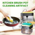 thumbnail image 4 of 2 in 1 Soap Dispenser Pump Sponge Holder Countertop Dishwashing Liquid Container, 4 of 6