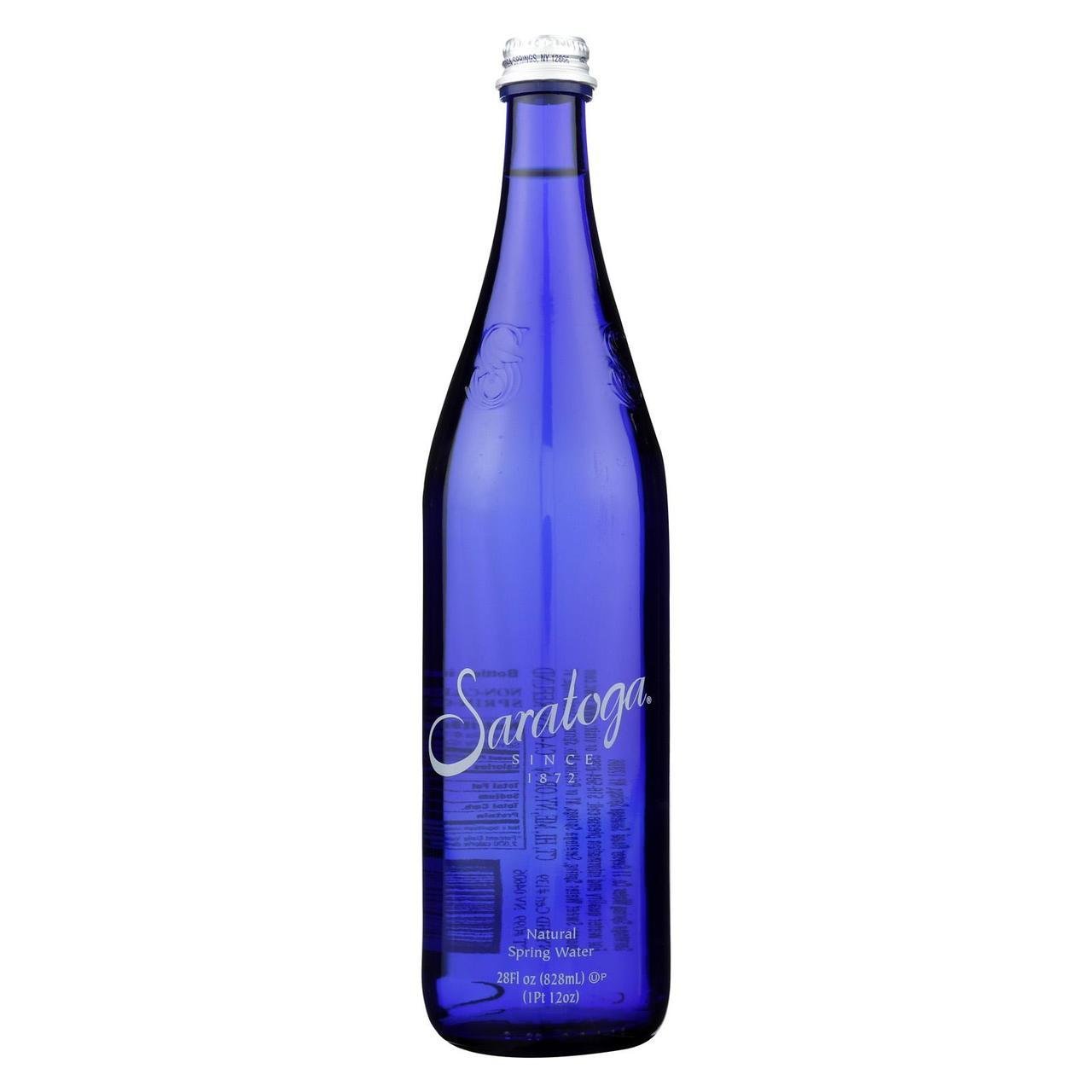 Saratoga Spring Water Natural Water, 28 oz