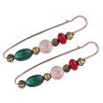 thumbnail image 2 of GOOHOCHY 2pcs broche retro broche suéter clip de chal de chales clip accesorio de ropa para mujeres, 2 of 7