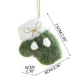 thumbnail image 2 of Loyerfyivos Christmas Faux Furs Felts Boot And Glove Tree Ornaments, 2 of 6