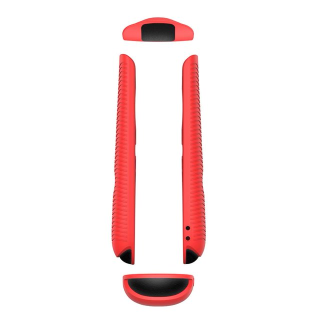 Funda de silicona para mando a distancia para OnePlus TV Y Series Y1 43/Y1 32 (Rojo)