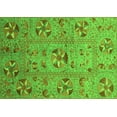 thumbnail image 1 of Ahgly Company Indoor Rectangle Abstract Green Modern Area Rugs, 4' x 6', 1 of 1