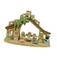 thumbnail image 4 of Juego de figuras de Natividad navideña, escultura de resina, artesanías, estatua de Sagrada del Niño Jesús, escena del pesebre de Jesús, 4 of 10