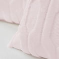 thumbnail image 6 of Home Soft Things 2-Pc Tatami Embroidery Plush Faux Fur pillow covers - Peach Blush - 14"x26", 6 of 8