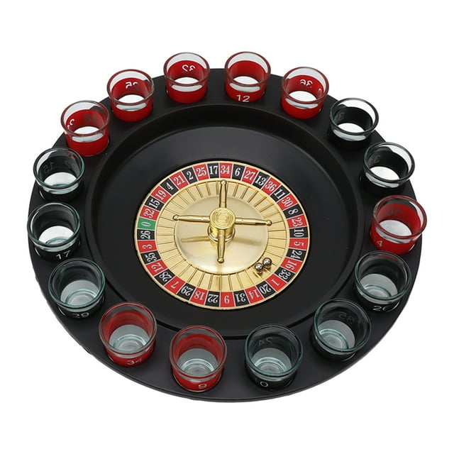 Shot Glass Roulette, Plastic And Glass Drinking Roulette For KTV Bar For Adult