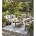 thumbnail image 2 of LR Home Victoria 8' x 10' Navy/Gray Medallion Indoor/Outdoor Area Rug, 2 of 7