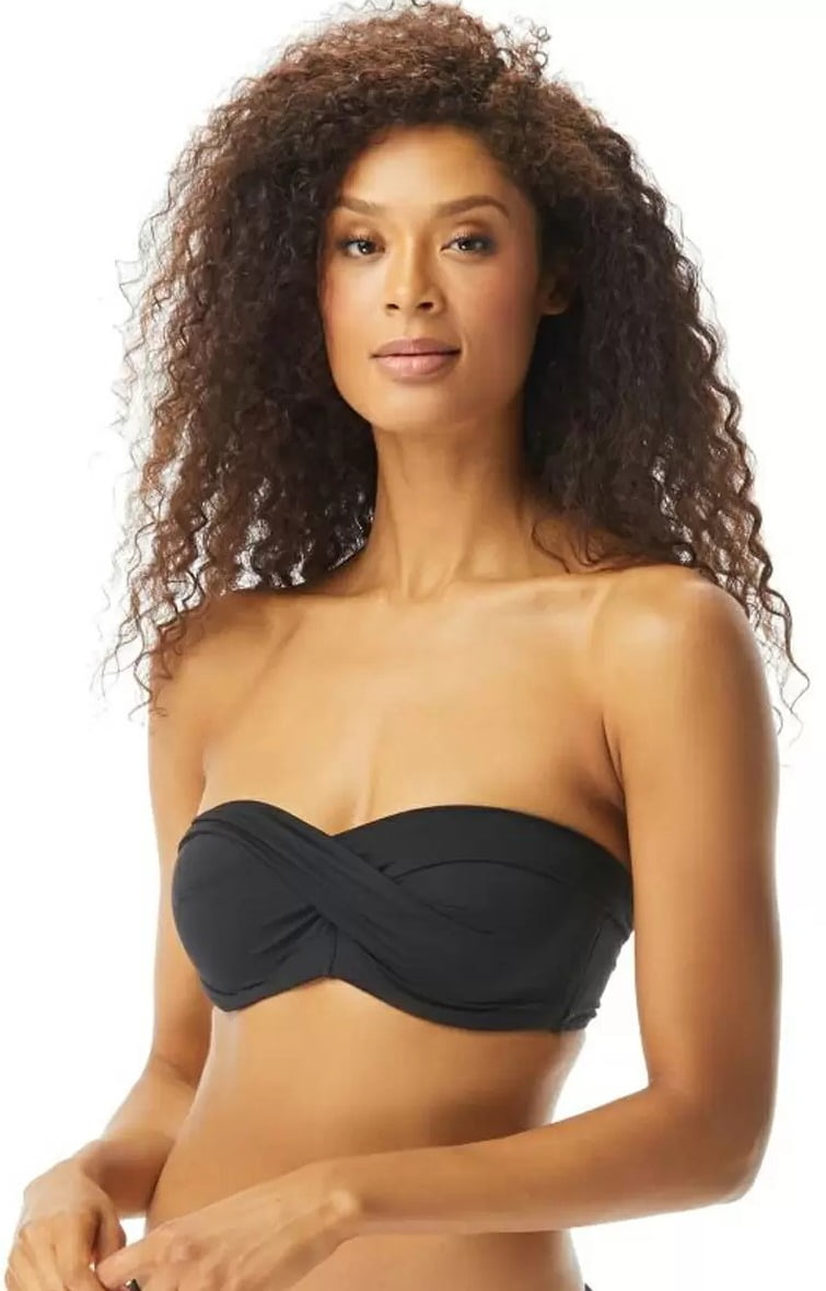 Women's Coco Reef U95988 Classic Solids Five Way Bra Sized Bikini
