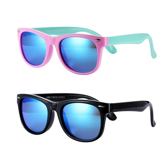 Lentes de Sol Pro Acme para Niños, Polarizados, Flexibles de Caucho TPEE, Paquete de 2